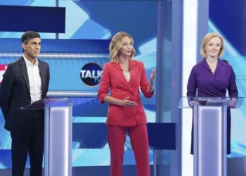 Suspendido debate de candidatos a primer ministro de Reino Unido por desmayo de la presentadora