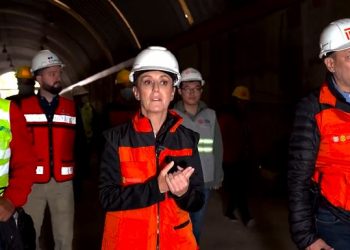 Sheinbaum supervisa obras de la Línea 1 del Metro
