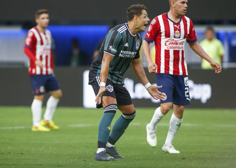 Javier Hernandez of Galaxy during the game Los Angeles Galaxy (USA) vs Guadalajara (MEX), Leagues Cup Showcase 2022 friendly, at SoFi Stadium, on August 03, 2022.



Javier Hernandez de Galaxy durante el partido Los Angeles Galaxy (USA) vs Guadalajara (MEX), amistoso del Leagues Cup Showcase 2022, en el SoFi Stadium, el 3 de agosto de 2022.