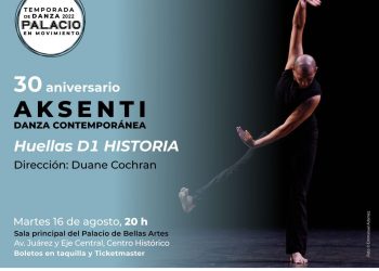 La Compañía de Danza Contemporánea Aksenti celebrará su 30 aniversario en el Palacio de Bellas Artes