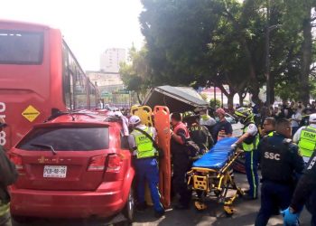 Múltiple choque deja varios heridos en Buenavista