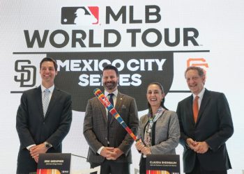 Las grandes ligas del MLB llegan a la capital del país: Sheinbaum
