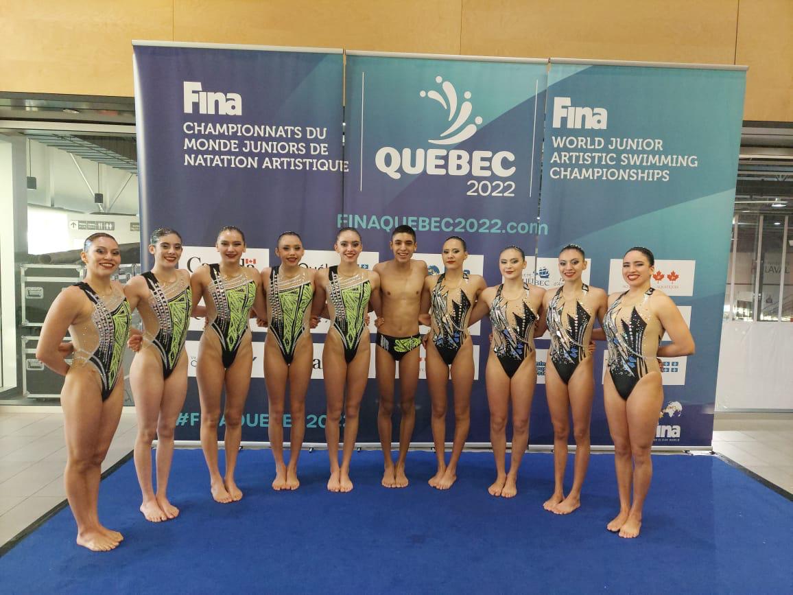 Destacan en Mundial Junior de Natación Artística - Enfoque Noticias