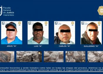 Vinculan a proceso a detenidos que transportaban más de una tonelada de cocaína en CDMX