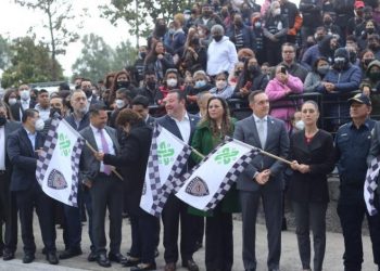 Sheinbaum entregan 120 nuevas patrullas a la alcaldía Cuajimalpa