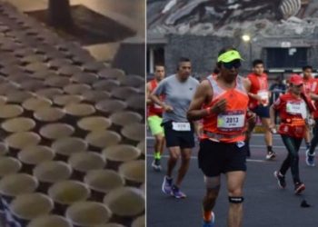 Hombre adultera bebidas energéticas del Maratón de la CDMX