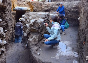 Hallan muro correspondiente a una barda perimetral de los siglos XVII y XVIII