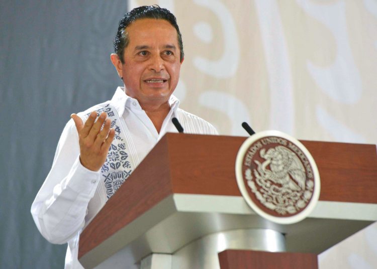 CANCÚN, QUINTANA ROO. 01JUNIO2020.-
Andrés Manuel López Obrador, Presidente Constitucional de los Estados Unidos Mexicanos en conferencia de prensa matutina. Integrantes del gabinete, lo acompañaron así como el goberndor del Estado, Carlos Manuel Joaquín González.
FOTO: PRESIDENCIA/CUARTOSCURO.COM
