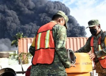 Militares que ayudaron en el incendio en Cuba regresan a México