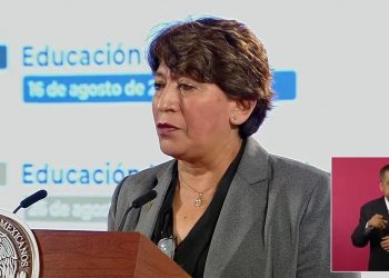 Nuevo plan de estudios no es una ocurrencia, asegura Delfina Gómez