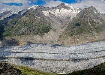 Se evapora el hielo de Los Alpes