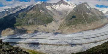 Se evapora el hielo de Los Alpes