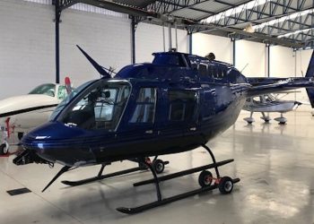 Roban helicóptero del Aeropuerto Internacional de la Ciudad de México