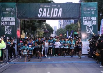 IMSS realiza carrera familiar para promover activación física y hábitos saludables