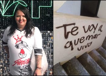 Determina Fiscalía Jalisco que Luz Raquel escribió mensajes de amenaza en su edificio