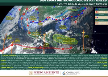 El monzón mexicano provocará lluvias intensas en Sonora, Chihuahua, Durango y Sinaloa