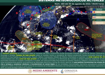 El monzón mexicano continuará generando lluvias intensas en el norte del país