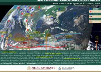 SMN prevé lluvias fuertes en Chihuahua, Sonora y Sinaloa, derivado del monzón mexicano