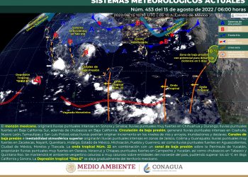SMN prevé lluvias intensas en Sonora y Sinaloa