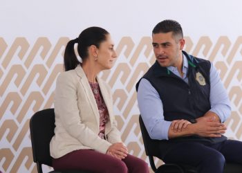 Luego de ser relacionado con el caso Ayotzinapa, Claudia Sheinbaum respaldó a Omar García Harfuch