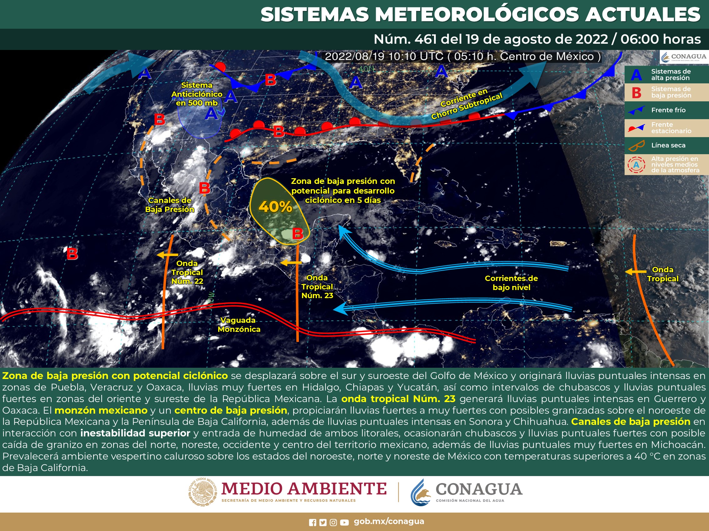 La Onda Tropical 23 Provocará Lluvias Puntuales Intensas En Guerrero Y Oaxaca Enfoque Noticias 9626