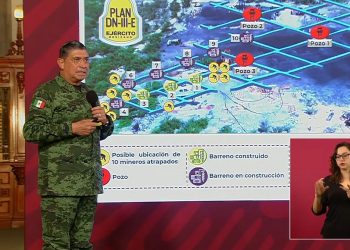A mediados de esta semana se podría rescatar a los mineros en Coahuila, asegura SEDENA
