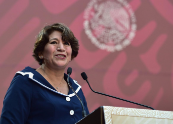 Regresa Delfina Gómez al Senado. Cobrará unos meses antes de que inicie la campaña en el Edomex