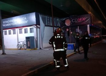 Explota artefacto en estación de policía de la alcaldía Cuauhtémoc