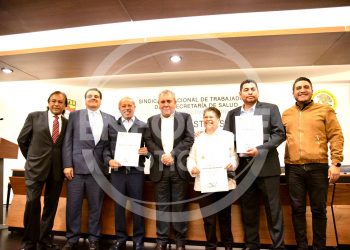 Toman protesta los nuevos dirigentes de las secciones del SNTSA en el Edomex