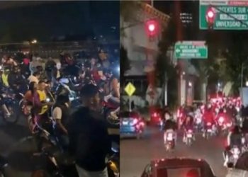 Al menos 29 motociclistas detenidos tras caos en la CDMX