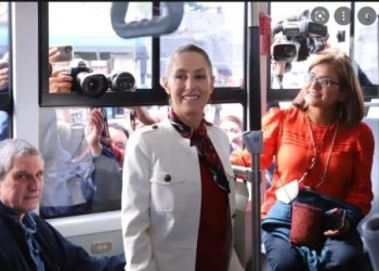 Trolebús Elevado circulará al estilo inglés: Claudia Sheinbaum