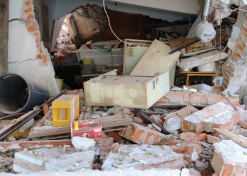 Derrumbe en Cuernavaca deja varias personas lesionadas