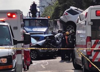 Así fue la carambola que provocó tres lesionados en la zona de Santa Fe
