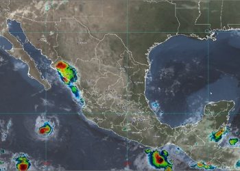Para este viernes se pronostican lluvias muy fuertes a intensas en el occidente y sureste de México