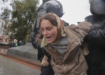 Cientos de detenidos por nuevas protestas contra la movilización de Putin