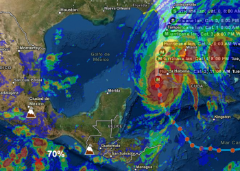 Así avanza el huracán Ian, en las próximas horas se espera recobre fuerza
