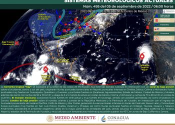 La tormenta tropical Kay provocará lluvias en todo el territorio nacional