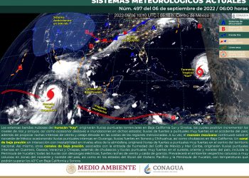 Huracán Kay continúa su avance originando lluvias