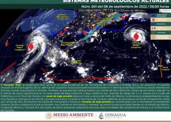 Kay se degrada a huracán categoría 1, continuarán las lluvias intensas