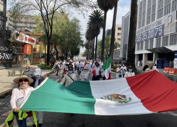 Realizan Marcha por la Paz en la CDMX