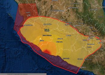 Sismo de esta madrugada fue percibido en 12 estados del país
