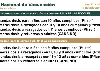 Te contamos que menores podrán vacunarse contra COVID-19 la próxima semana en la CDMX