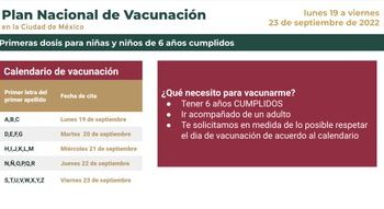 ¿Tienes niños de 6 años? Es tu oportunidad para vacunarlos contra COVID-19