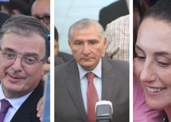 Las corcholatas juntas en toma de protesta de Américo Villarreal