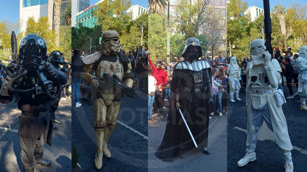 Que la fuerza te acompañe así se vivió el desfile de Star Wars en CDMX Enfoque Noticias