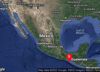 Sismo de magnitud 5.8 sacude a Chiapas