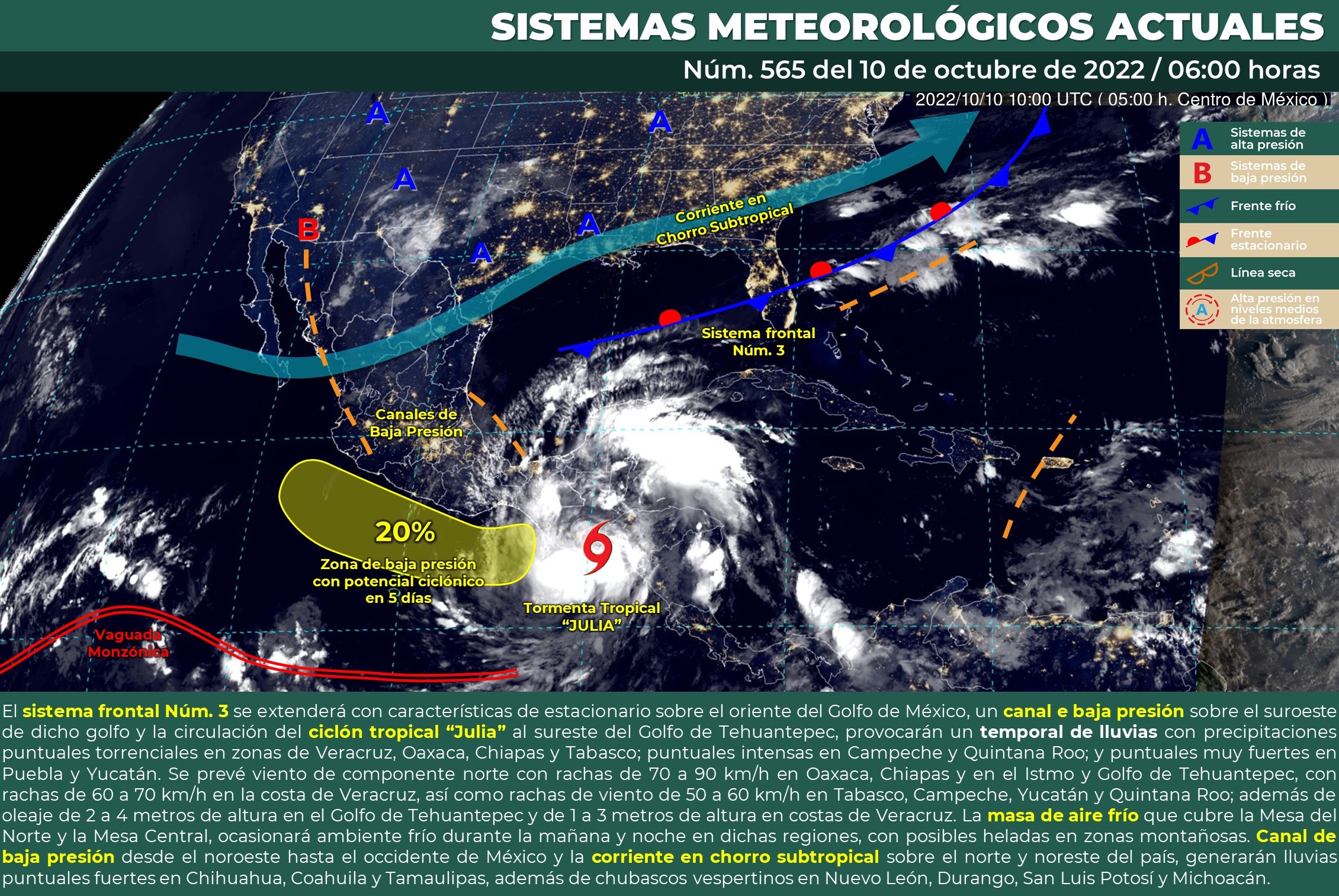 Para Este Lunes Se Esperan Lluvias Torrenciales En Estos Estados ...