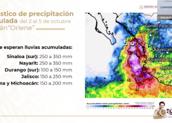 ¿En qué estados habrá mayores afectaciones por el huracán Orlene?  Aquí te decimos