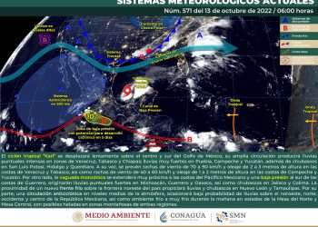 SMN prevé lluvias intensas, te contamos en que zonas