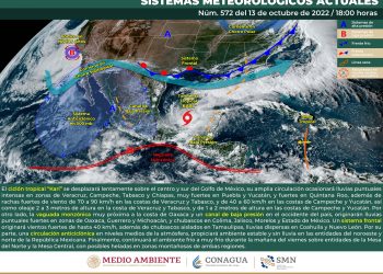 Ciclón tropical Karl se aproxima a las costas sur del país